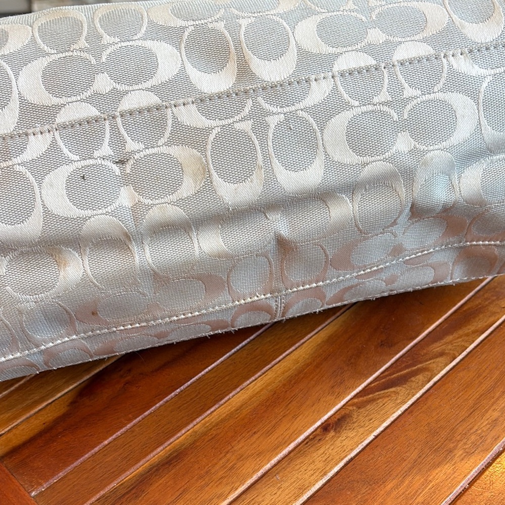 Coach Brooke Gray Signature Shoulder Bag - Picture 7 of 10